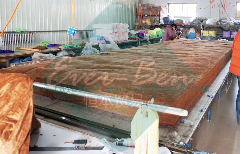 microfiber fluffy towels cutting room